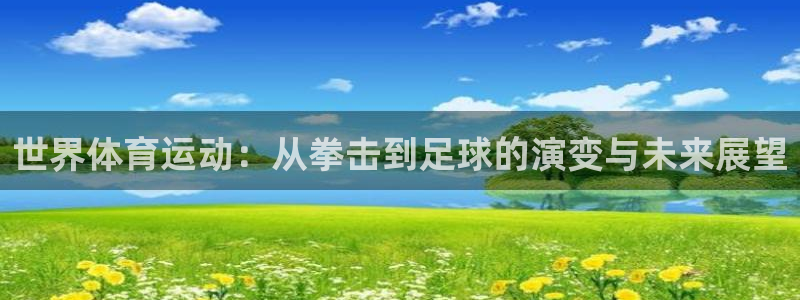 b体育必一运动官网：世界体育运动：从拳击到足球的演变与未来展望