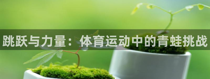 必一运动bsport体育：跳跃与力量：体育运动中的青蛙挑战